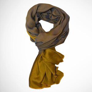 NEW Reversible Silk Wool Scarf from INDIA